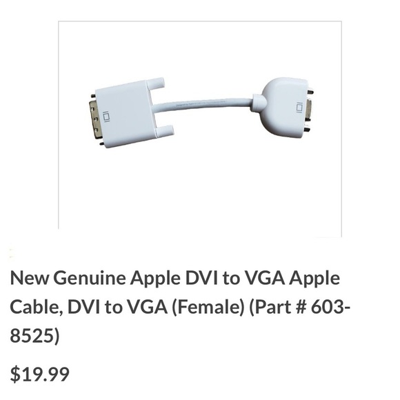 NEW 3x Apple/Mac Products: MC552ZM/B Apple 30-pin, 603-8525 & 603-8471 Adapters - Picture 10 of 13